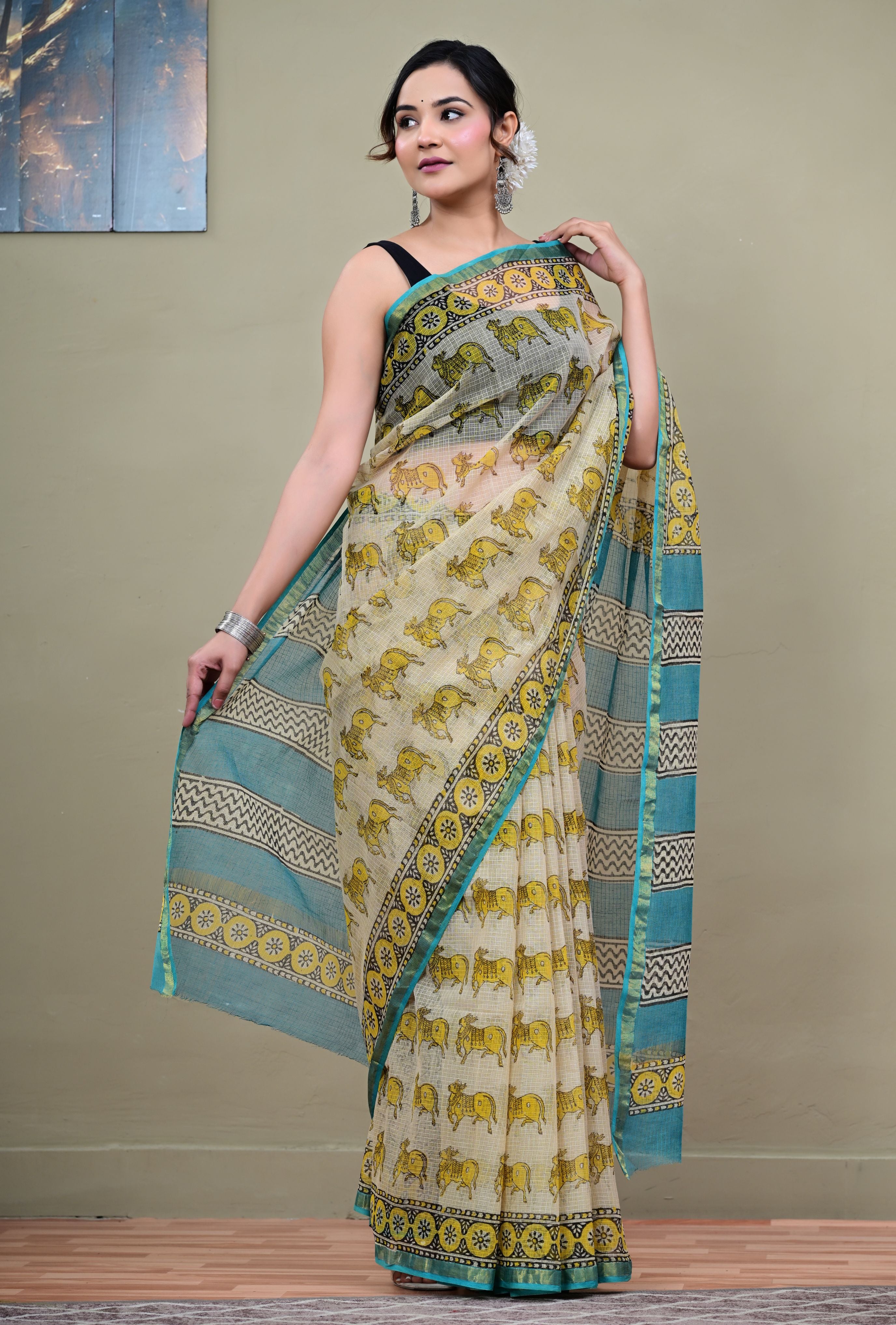 Sunshine Safari Kota Saree
