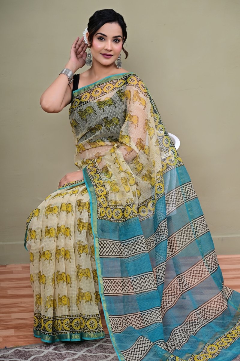 Sunshine Safari Kota Saree