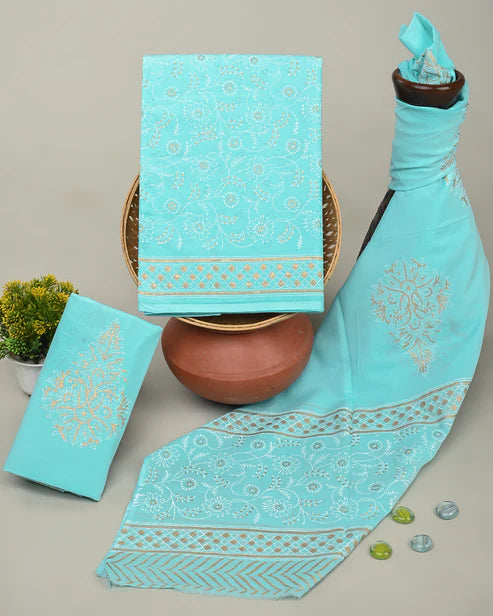 COTTON DUPATTA COTTON SUIT