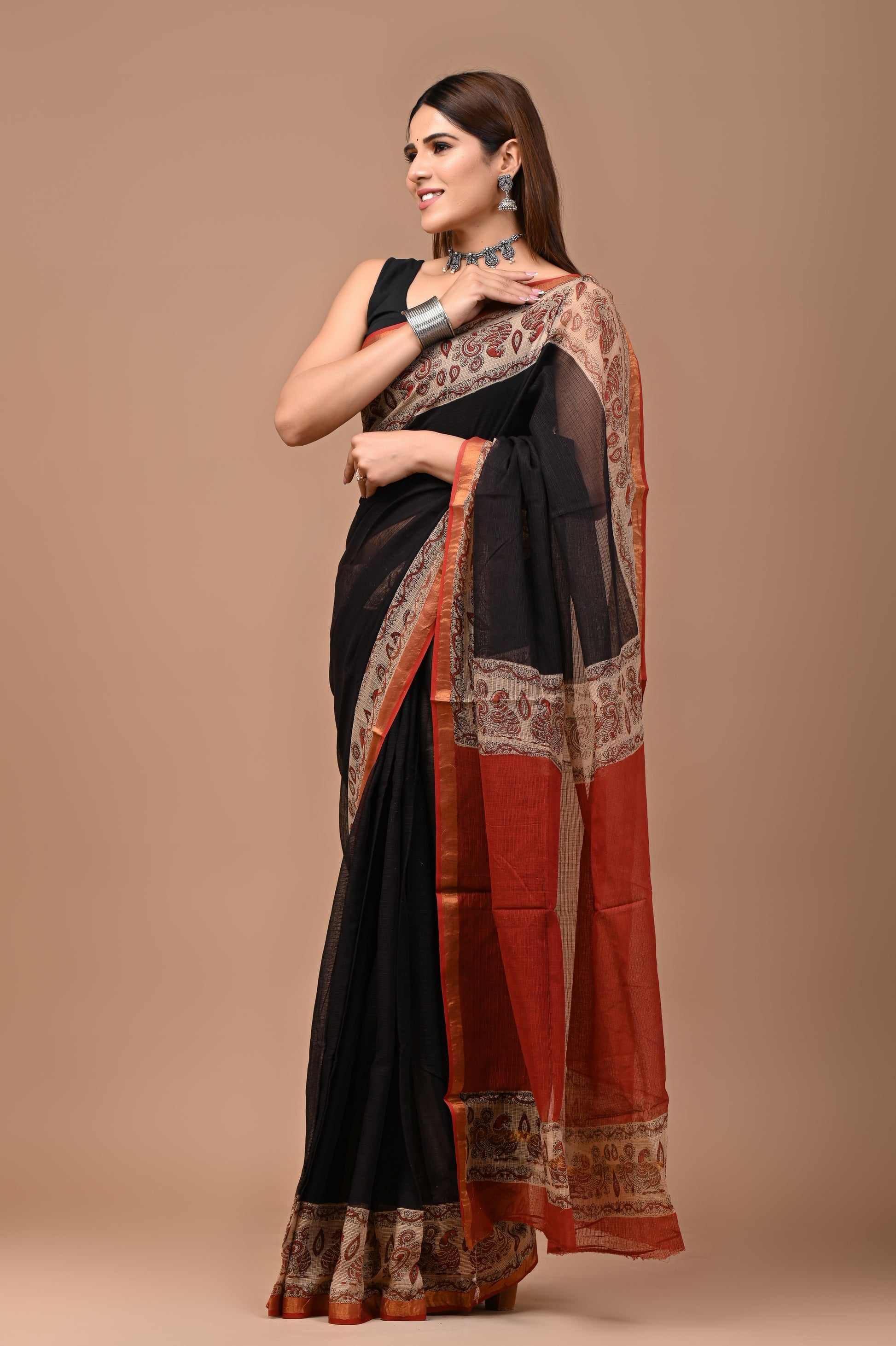 Scarlet Nights Saree