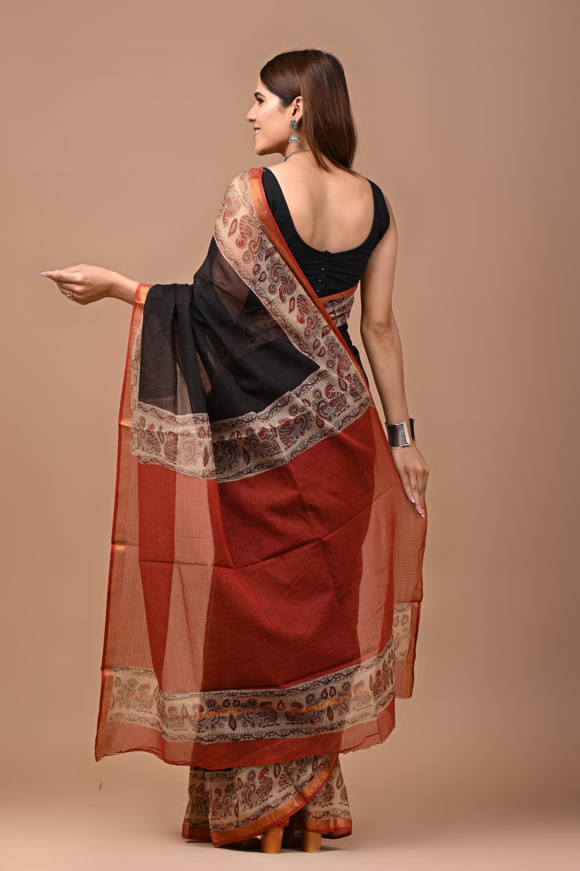 Scarlet Nights Saree