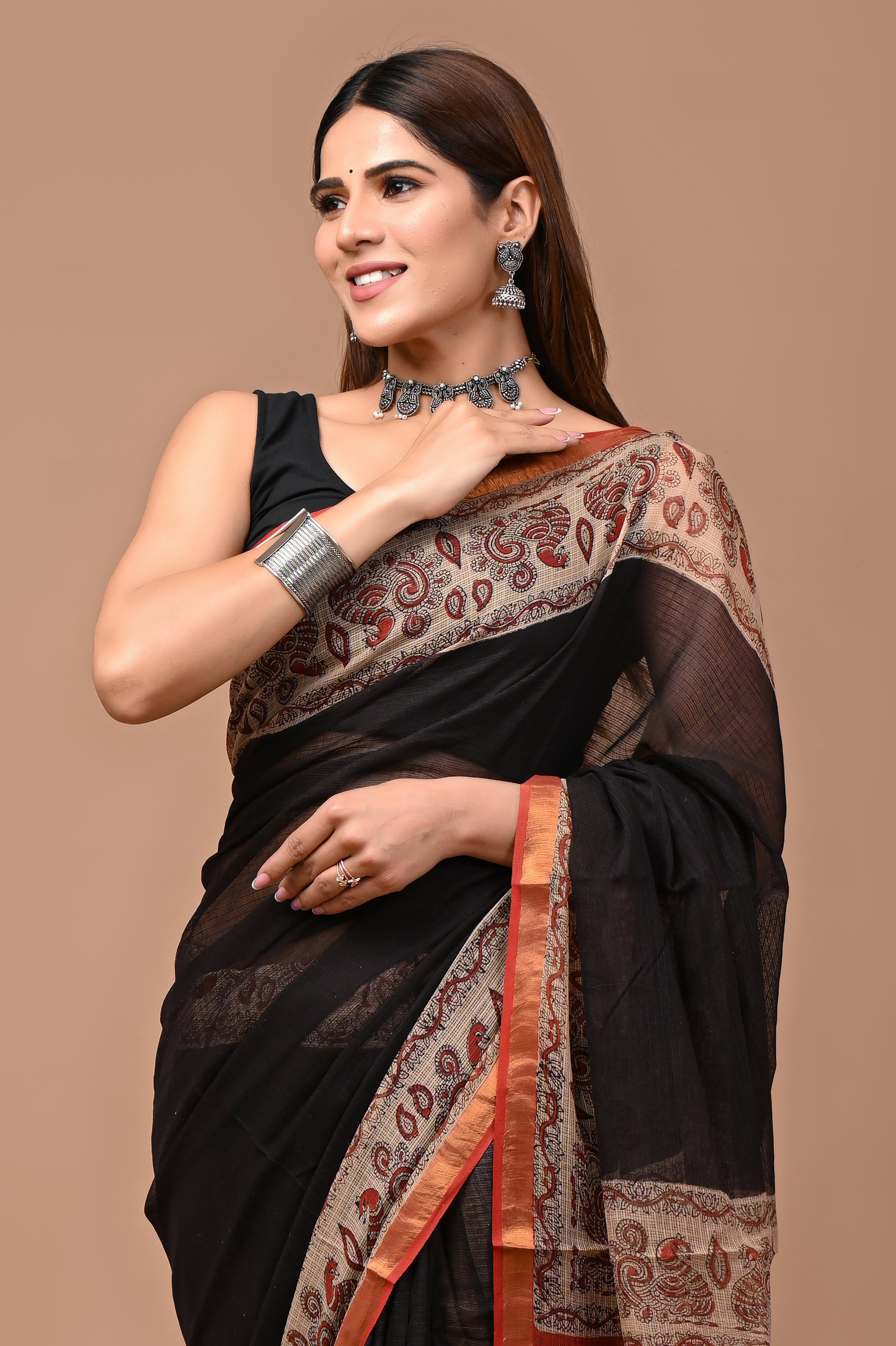 Scarlet Nights Saree