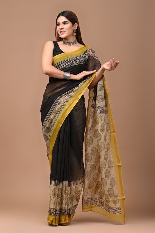 Midnight Ruby Saree