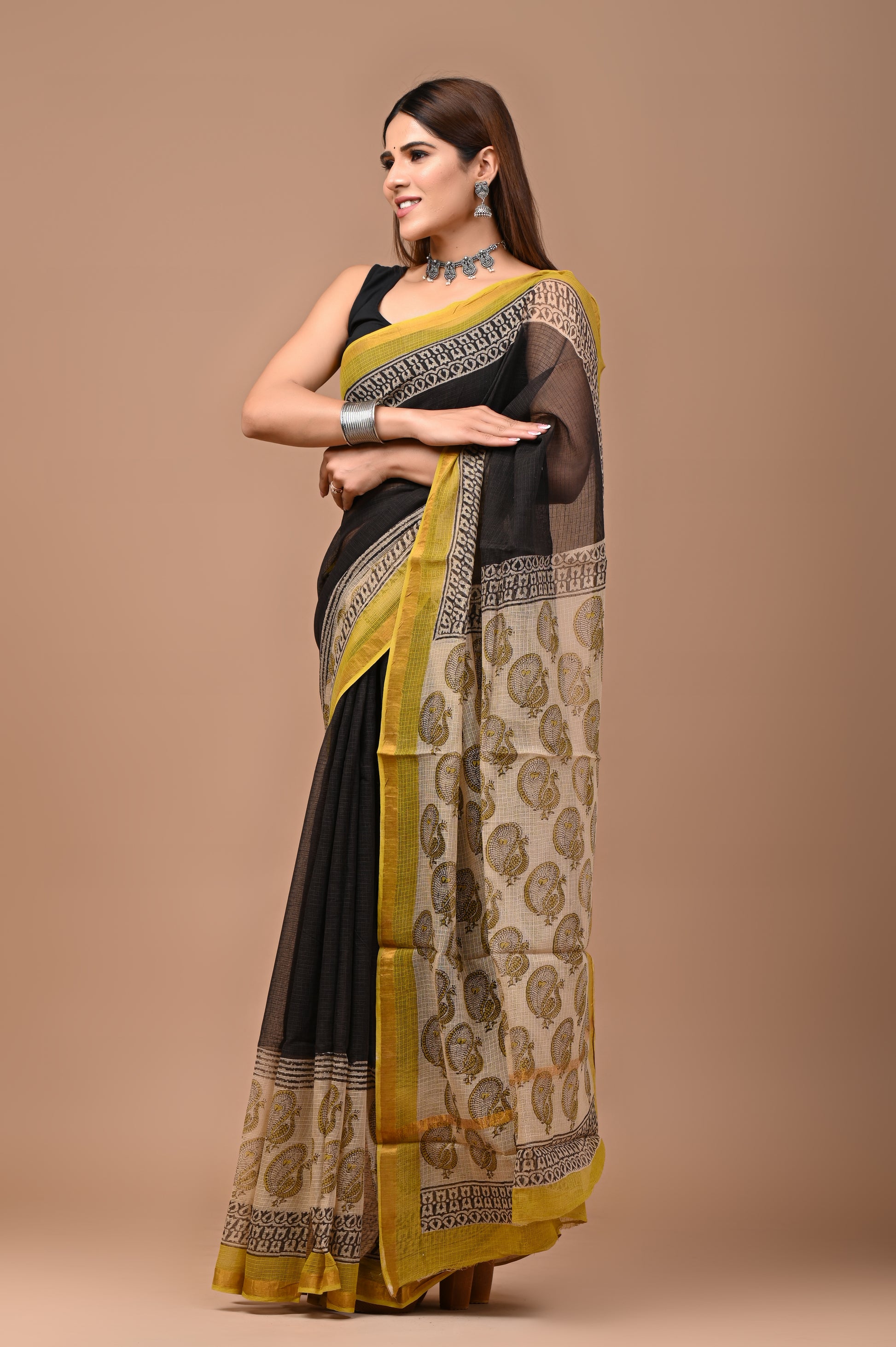 Midnight Ruby Saree