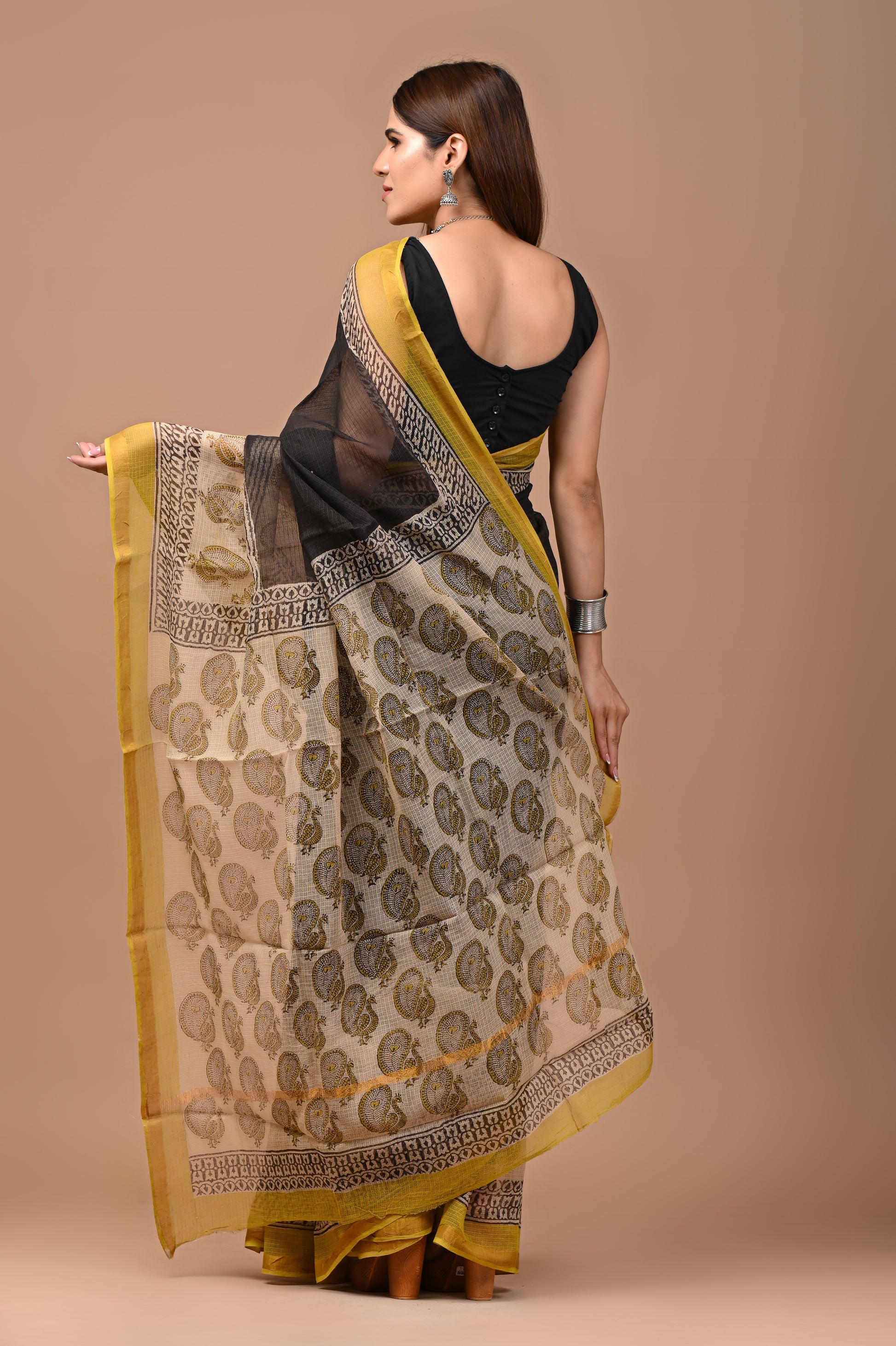 Midnight Ruby Saree