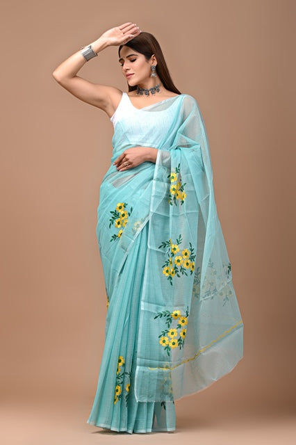 Sunny Sky Saree