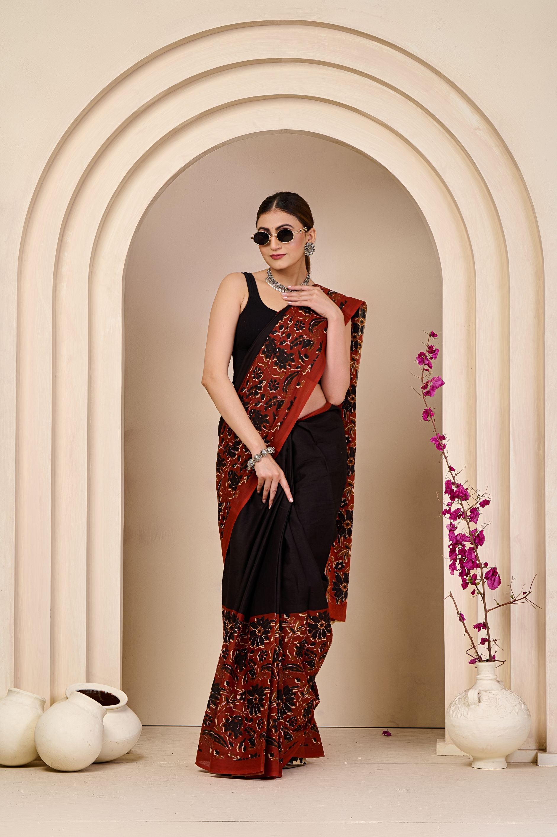 Lava Luxe Mulmul Saree