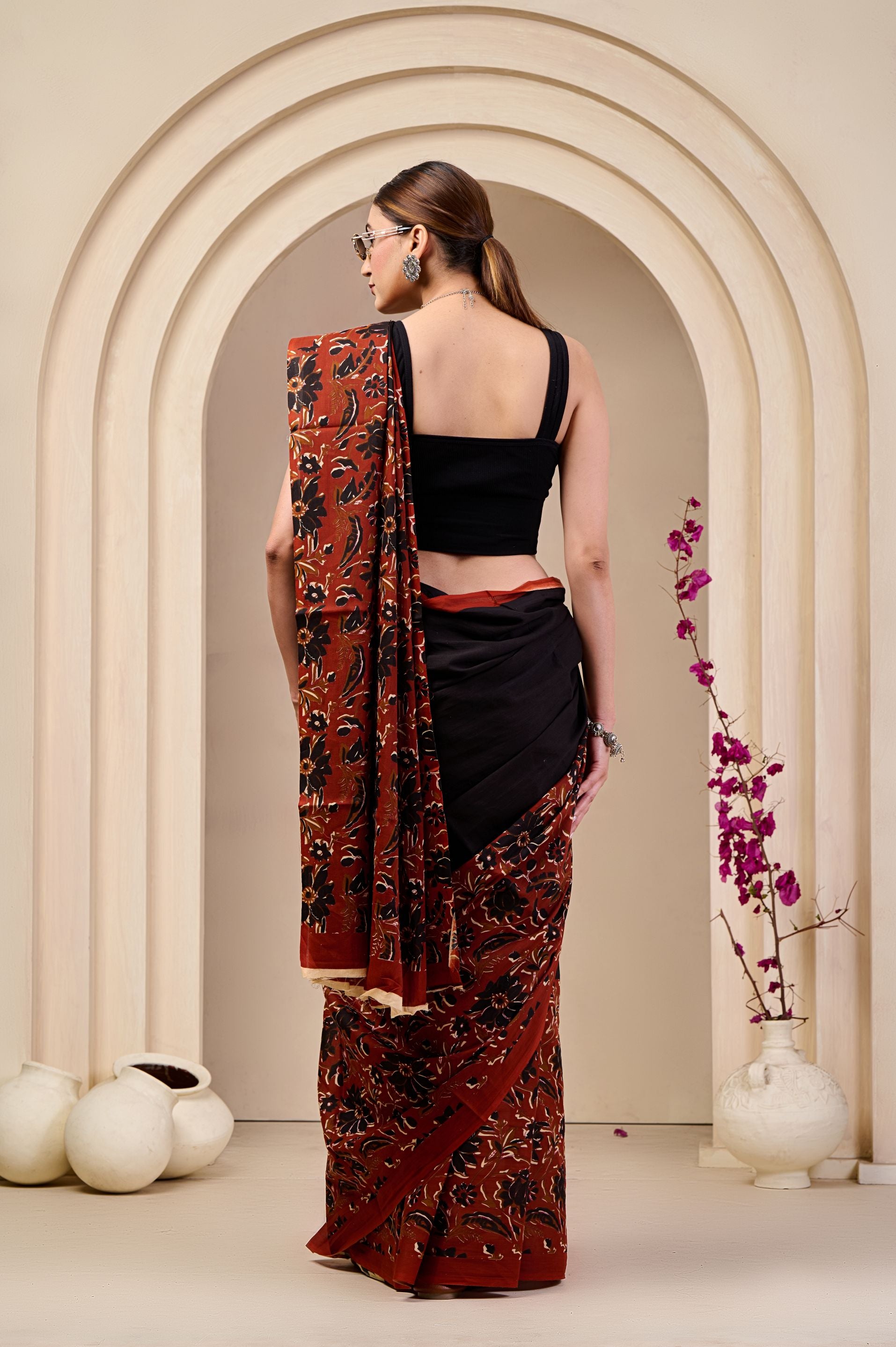 Lava Luxe Mulmul Saree