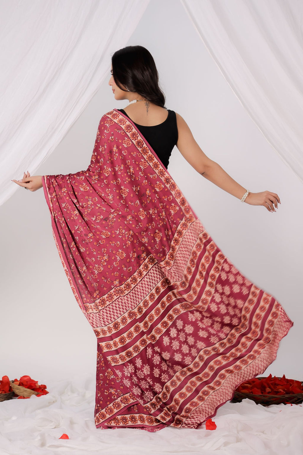 Gulnaar Charm Modal Saree