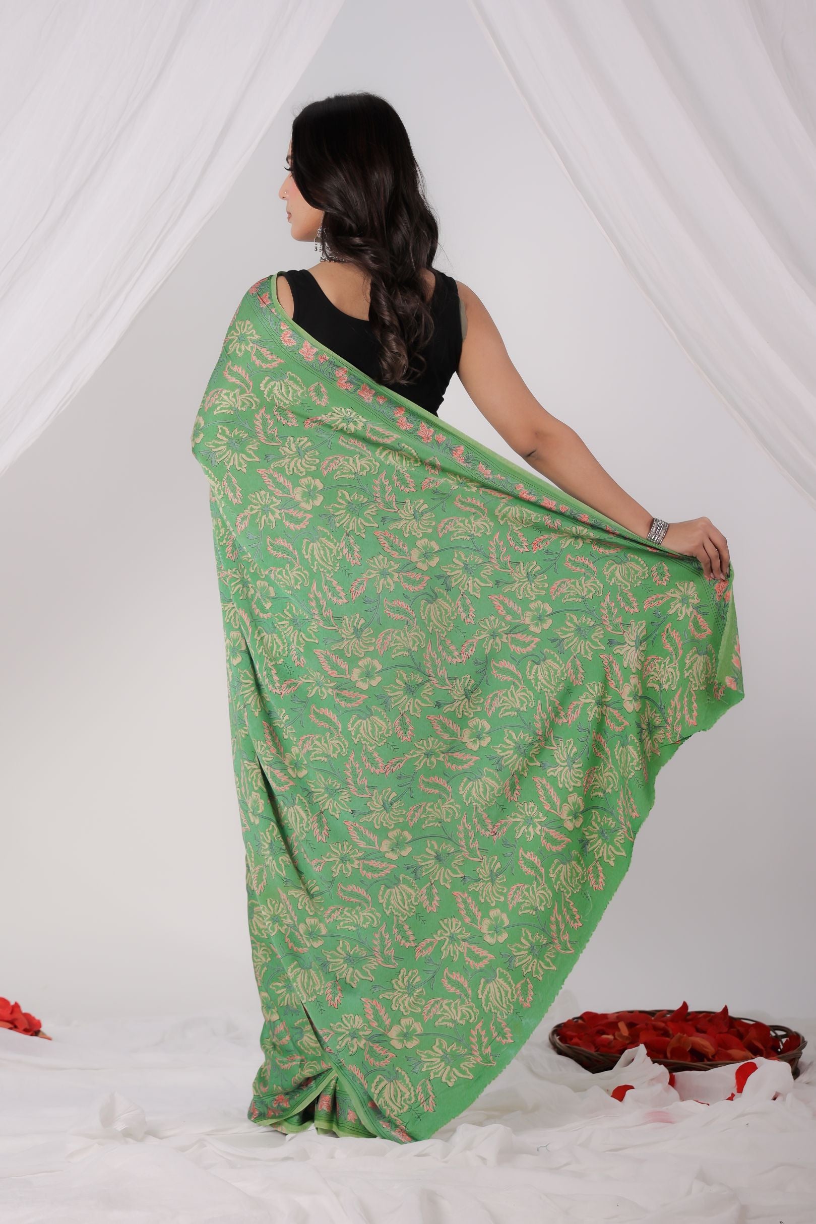 Forest Whisper Modal Saree