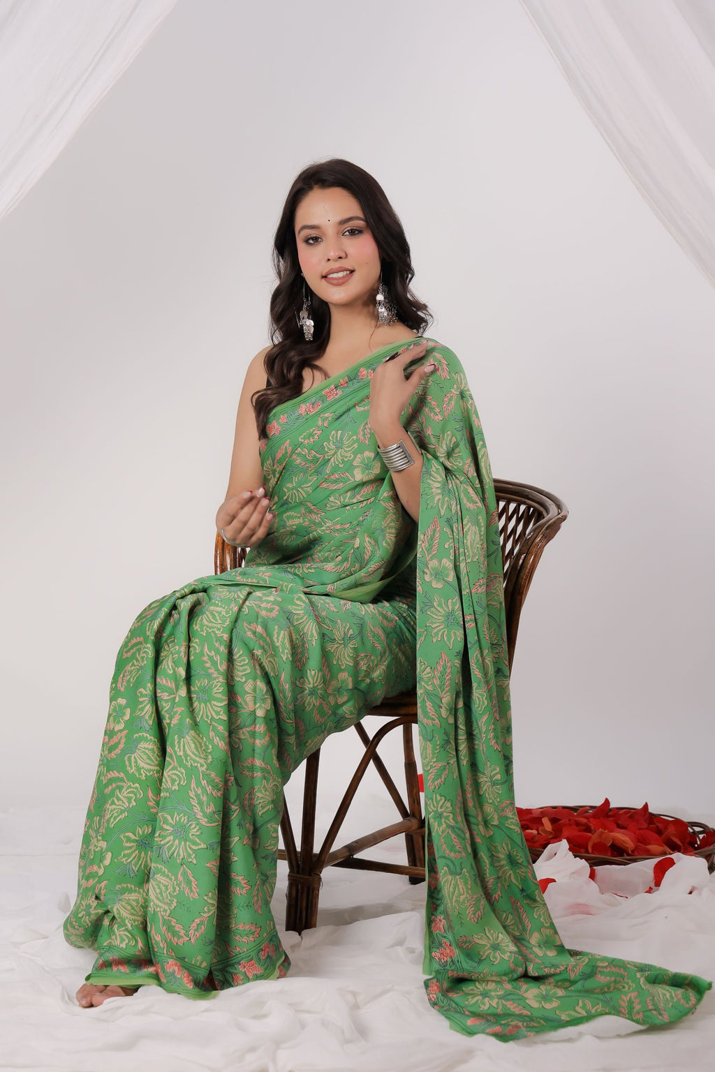 Forest Whisper Modal Saree