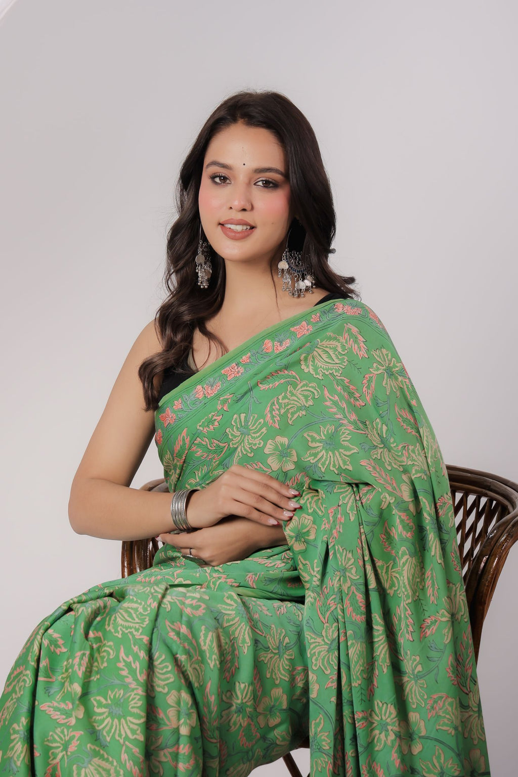 Forest Whisper Modal Saree