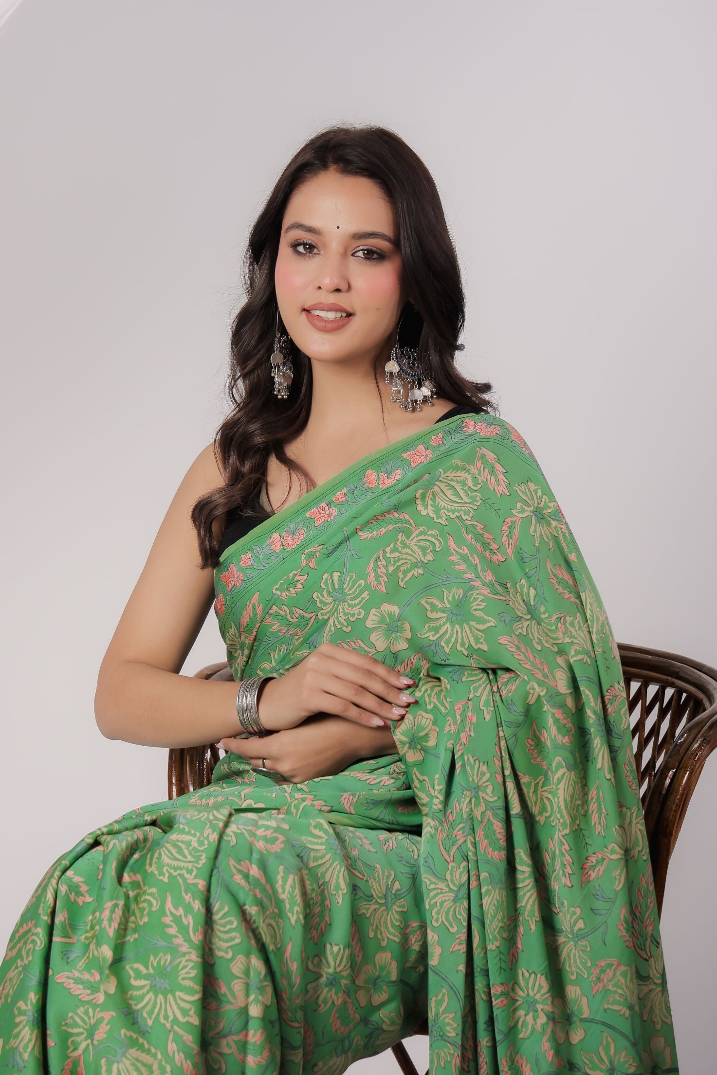 Forest Whisper Modal Saree