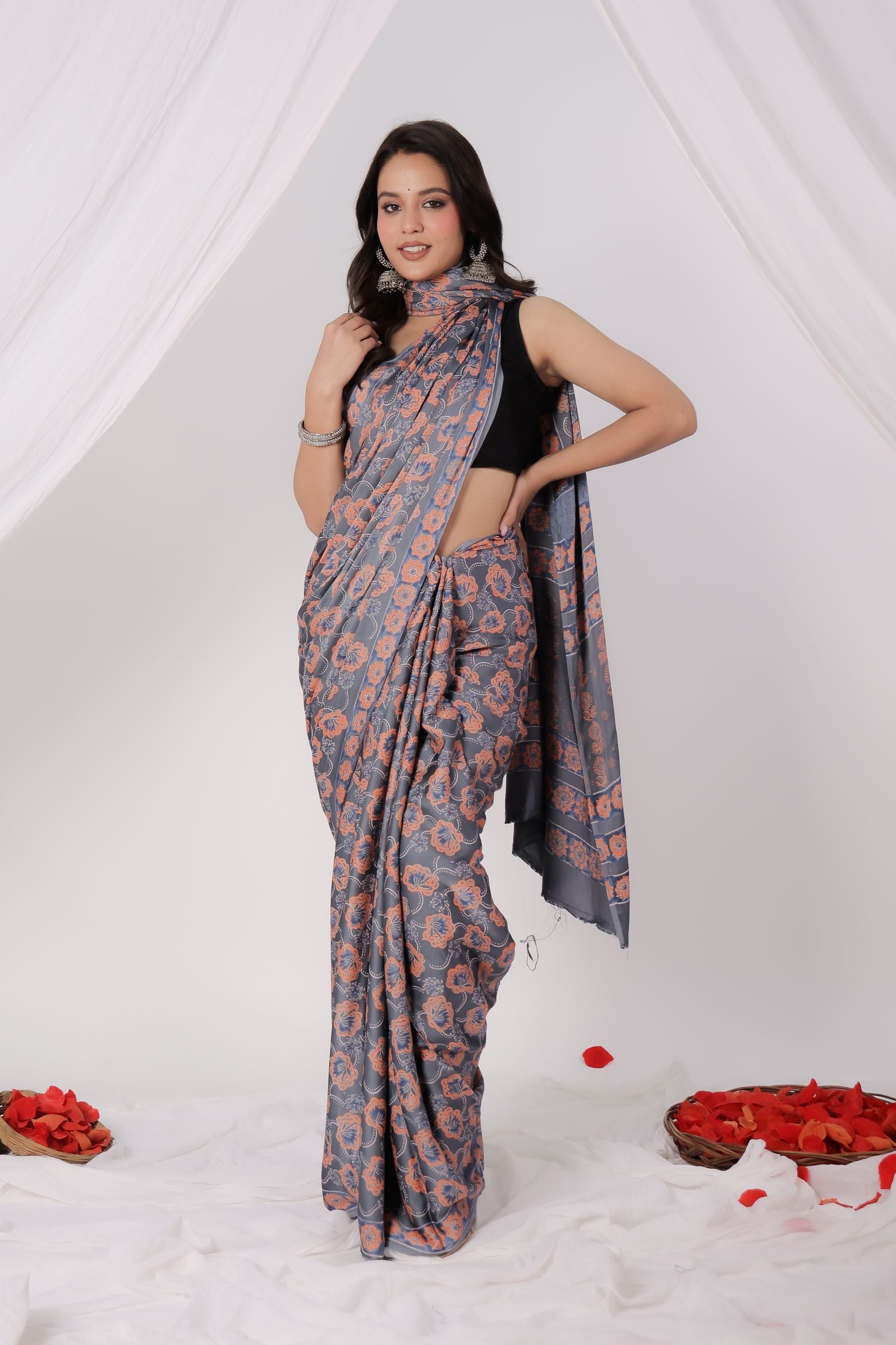 Petal Dust Modal Saree