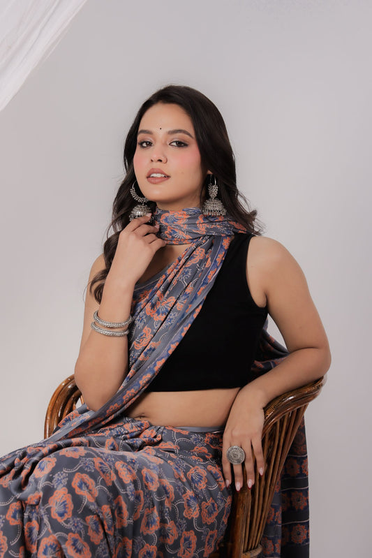 Petal Dust Modal Saree