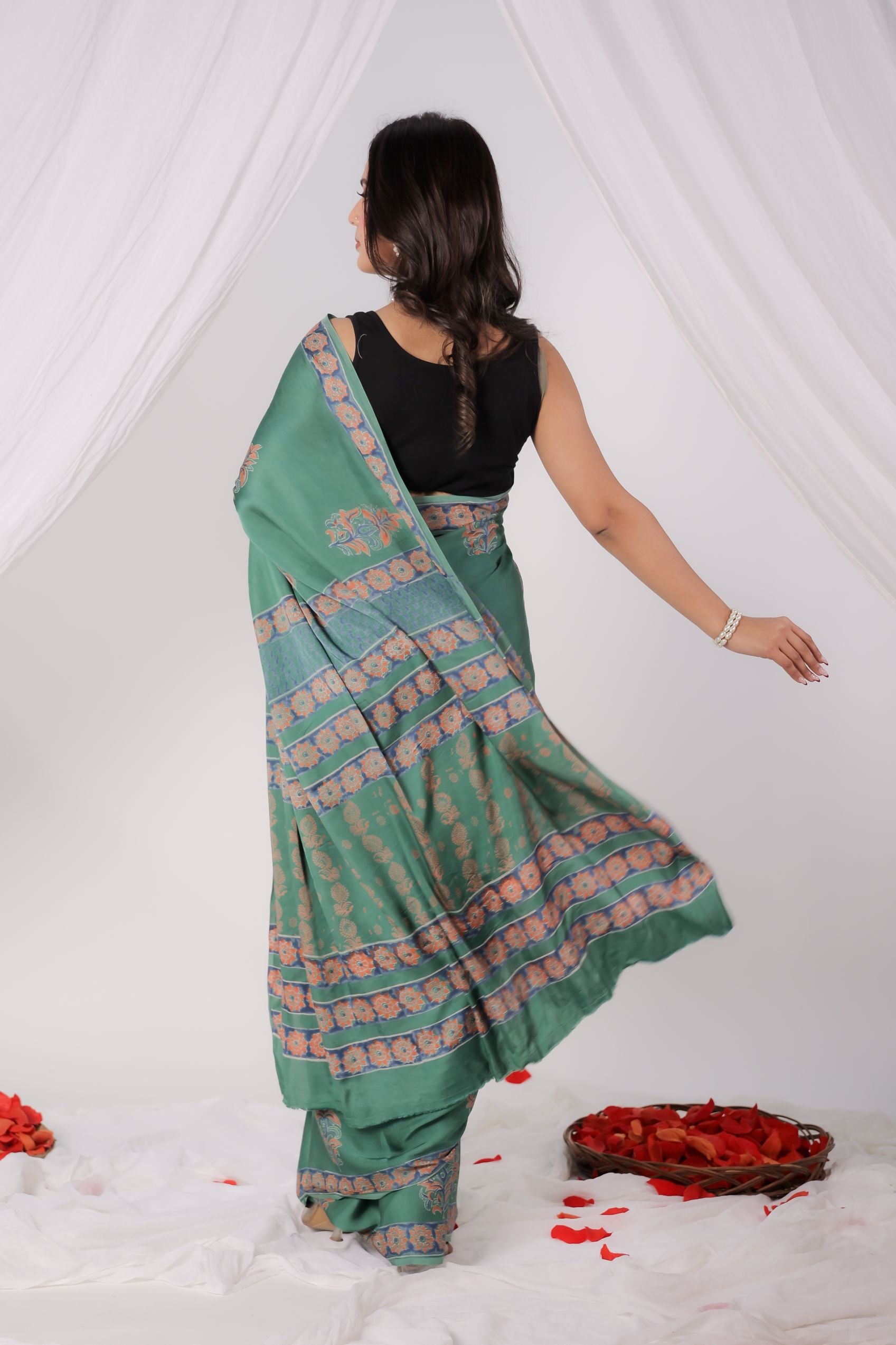 Jade Flow Modal Saree