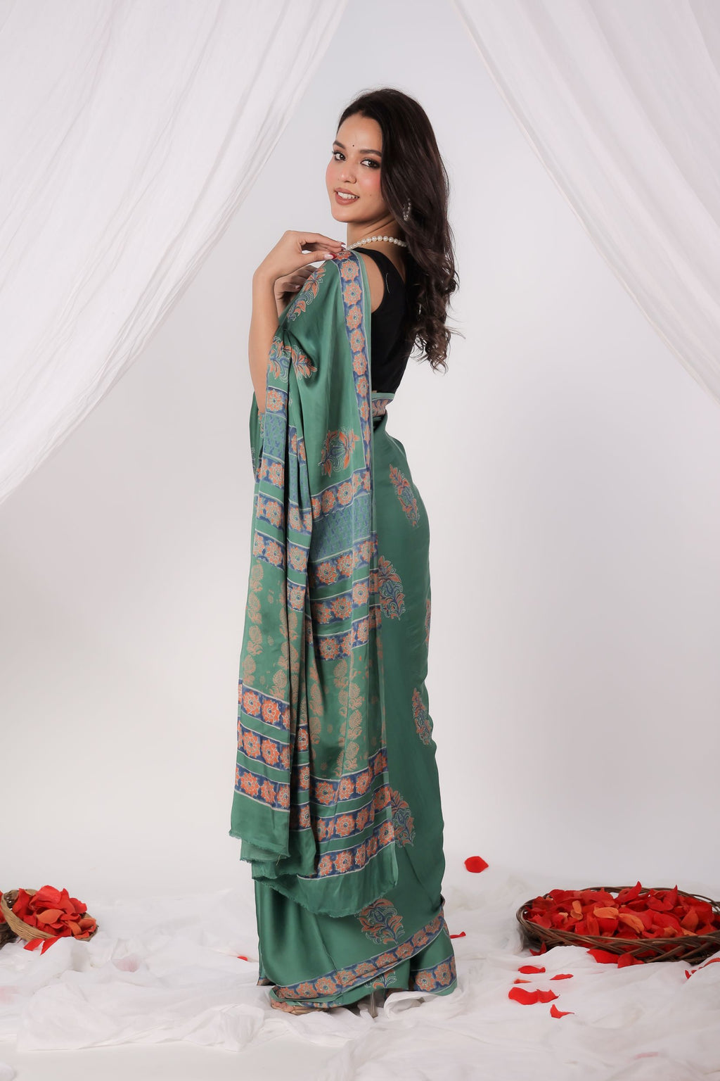 Jade Flow Modal Saree