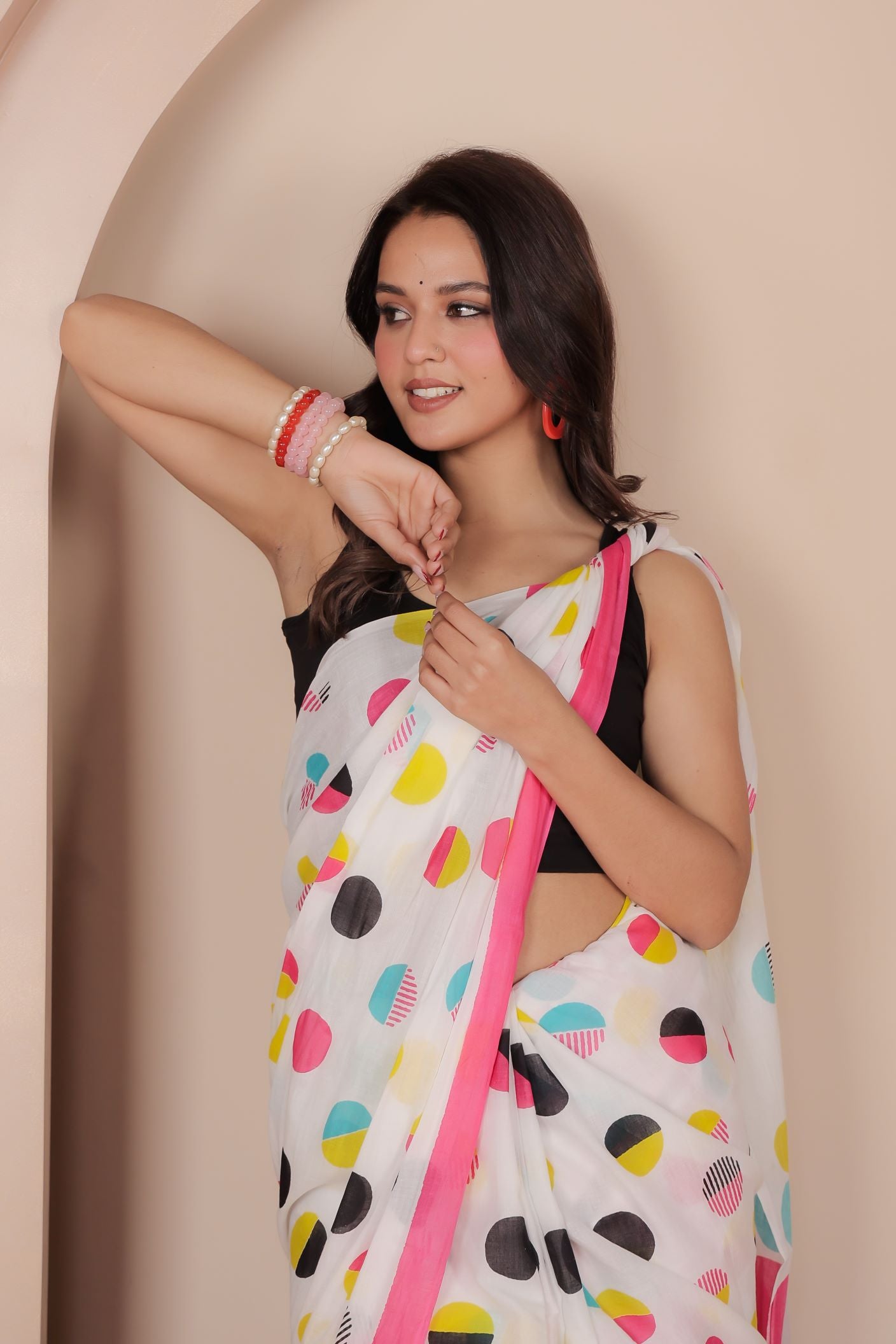 Colorful Bubble Saree