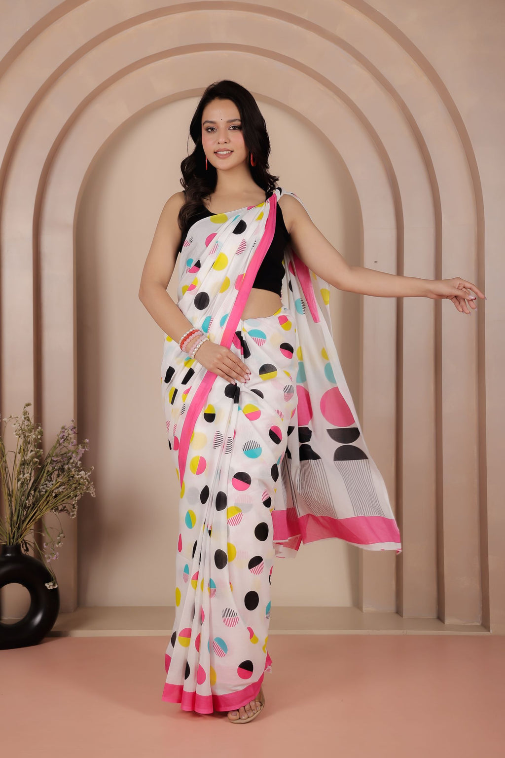 Colorful Bubble Saree