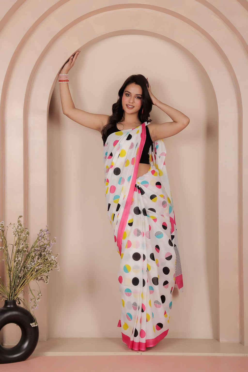 Colorful Bubble Saree