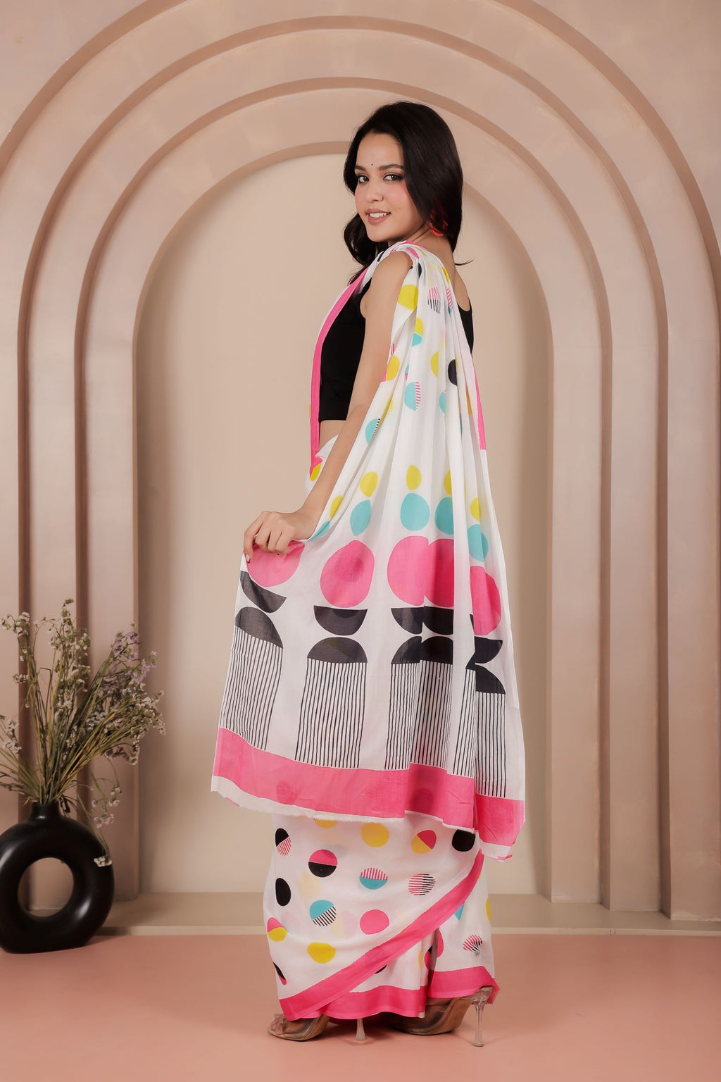 Colorful Bubble Saree