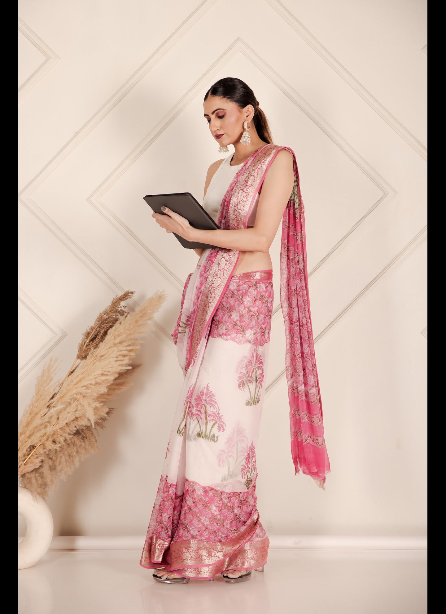 Blush Bloom Saree