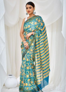 Sunlit Crystal Saree