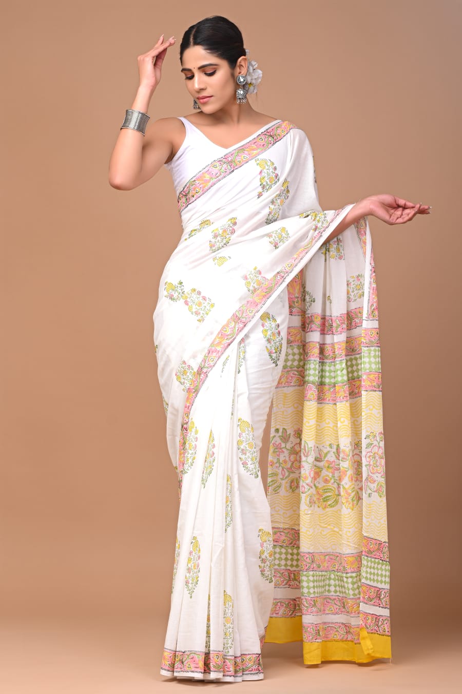 Sketch Scape Saree