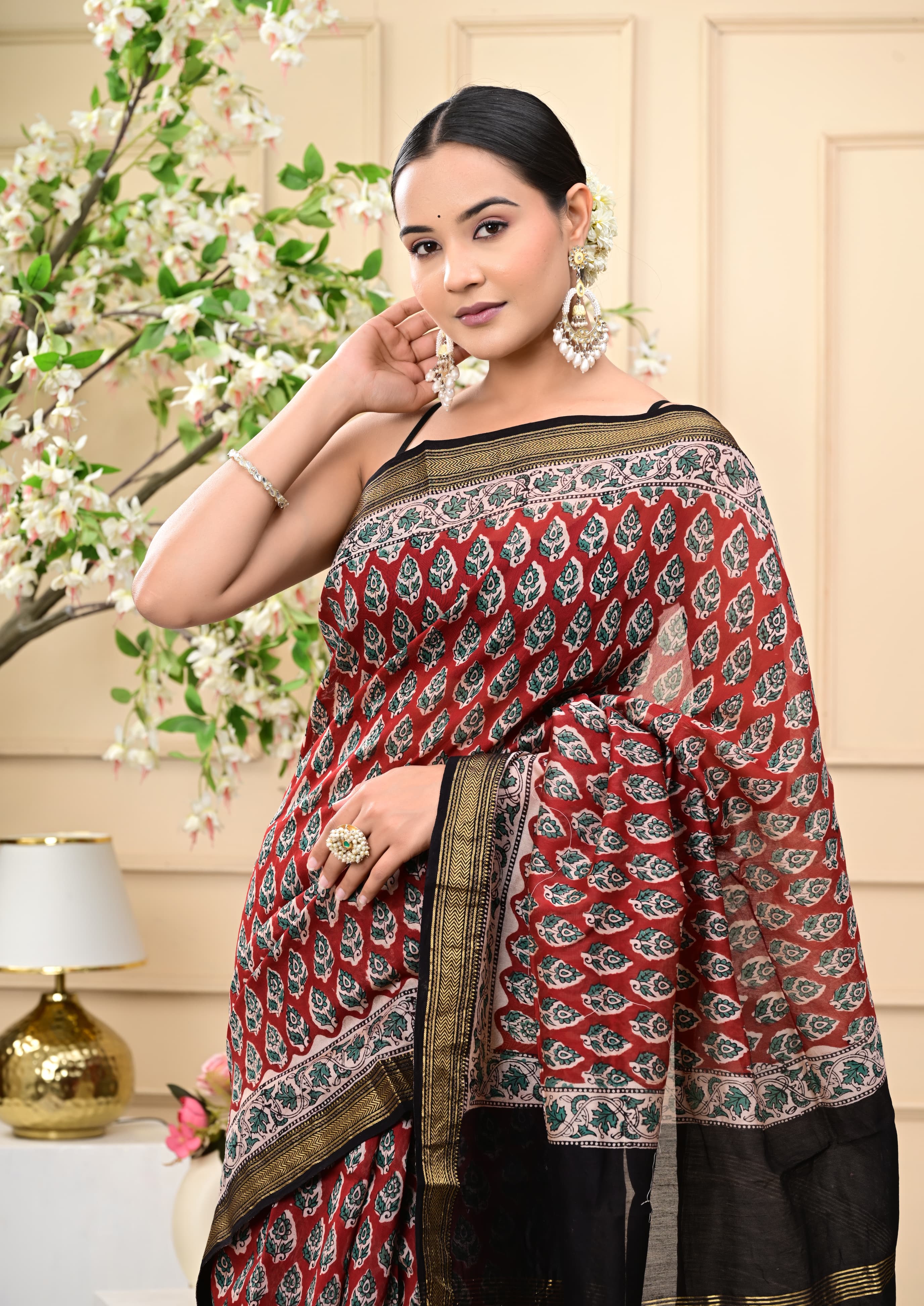 Ravya Rouge Saree