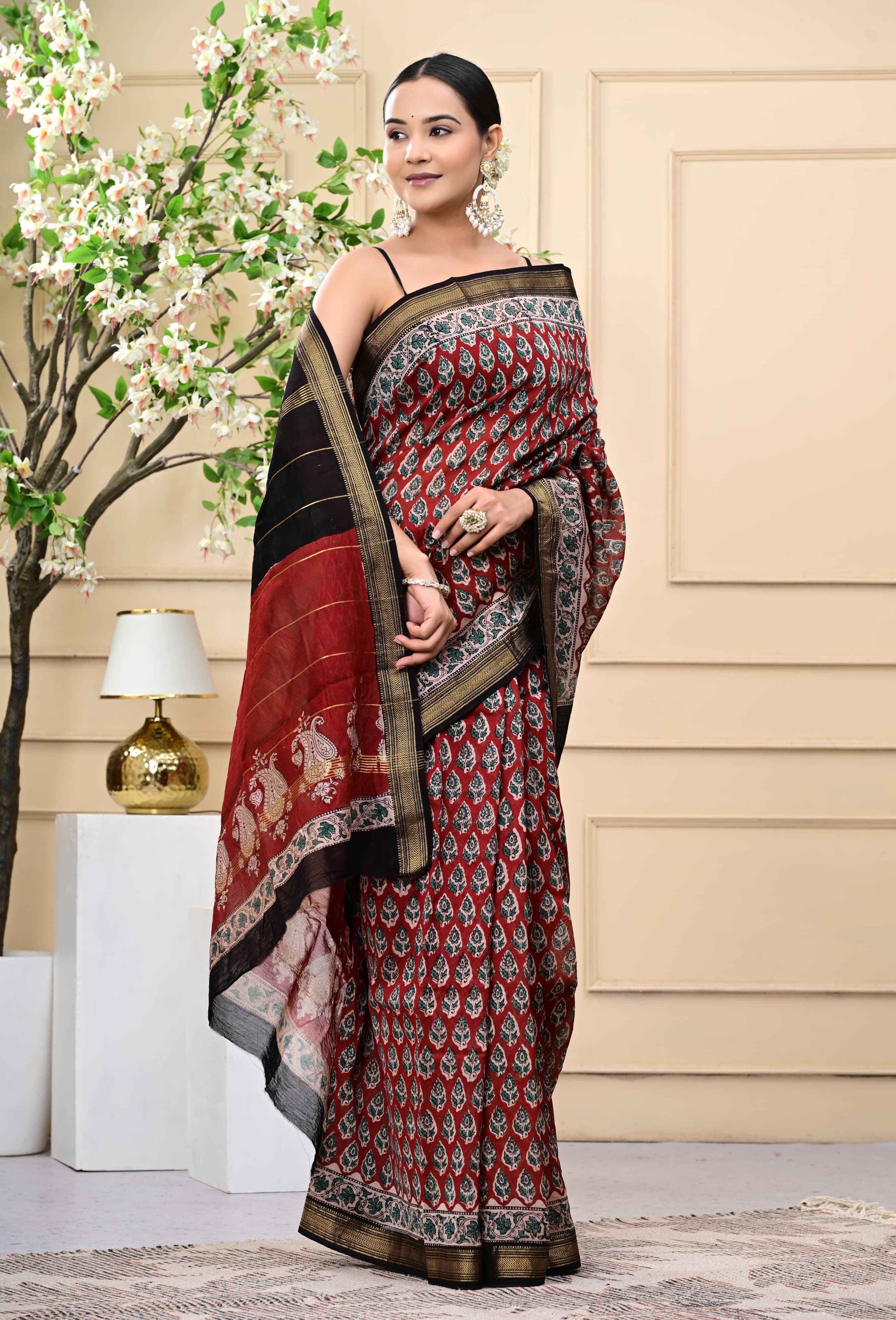 Ravya Rouge Saree