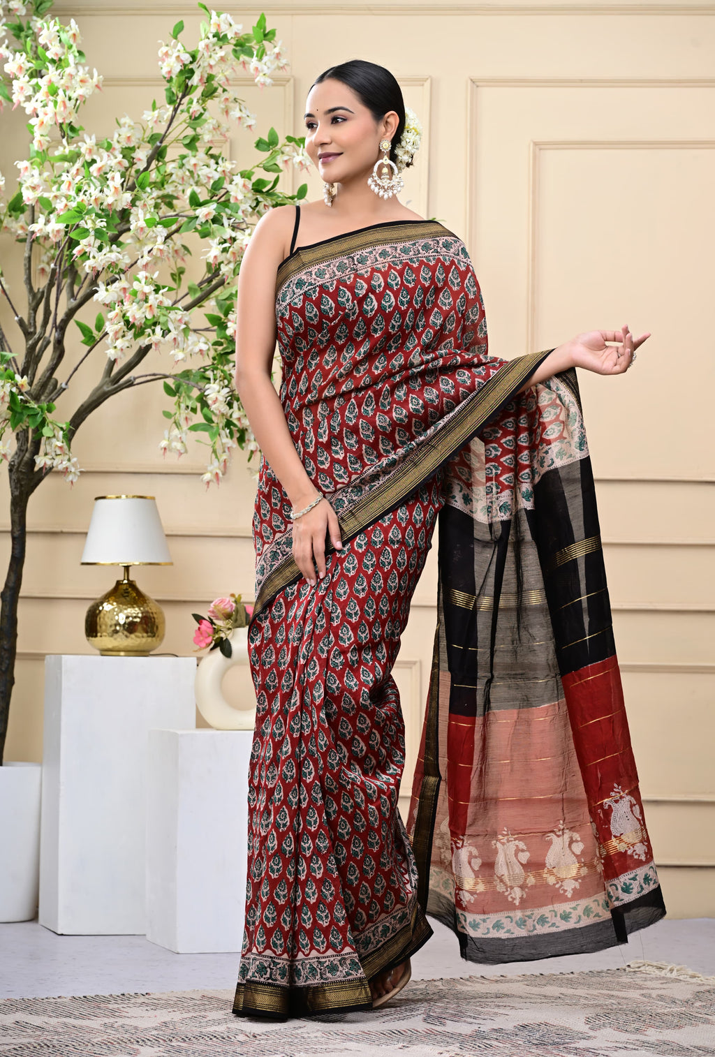 Ravya Rouge Saree