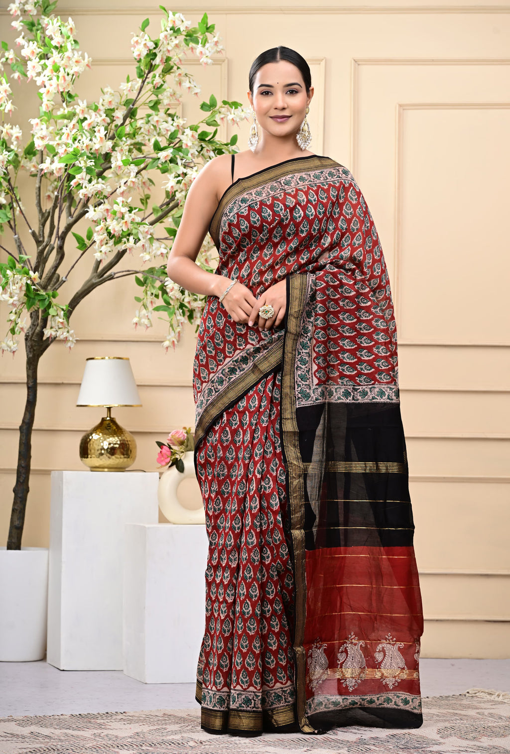 Ravya Rouge Saree