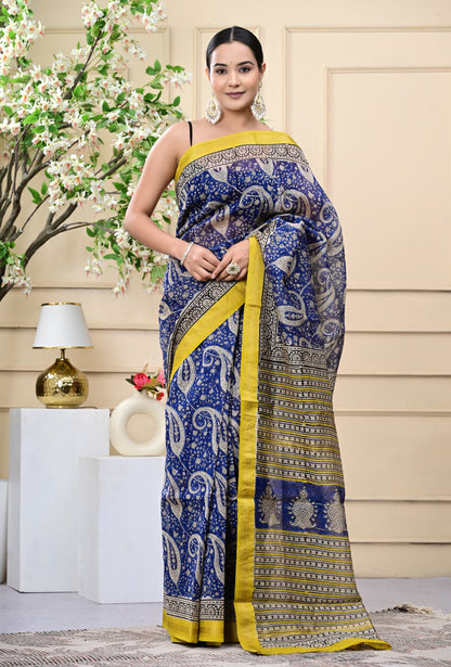 Sunpetal Sky Saree