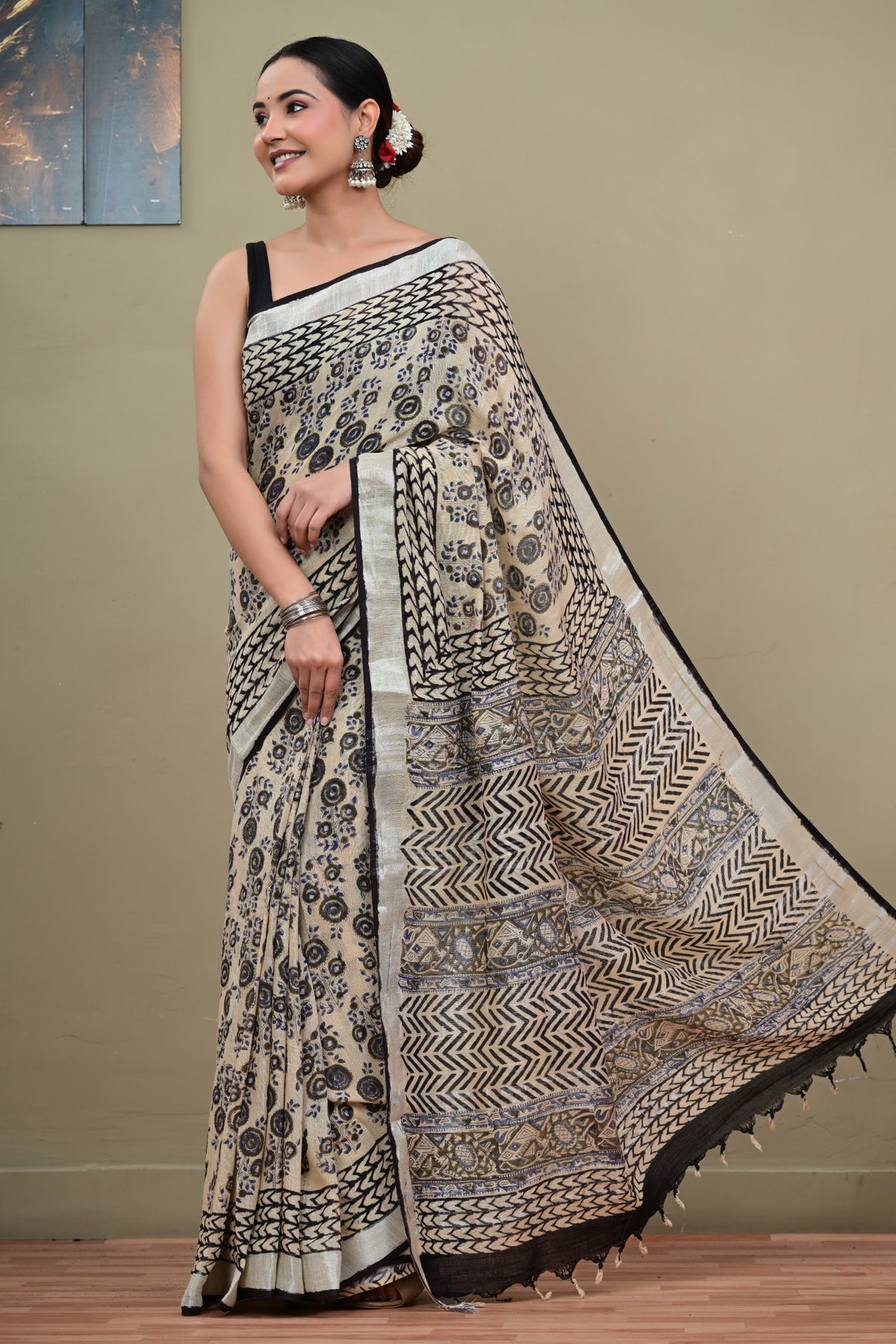 Neel Dhara pallu view