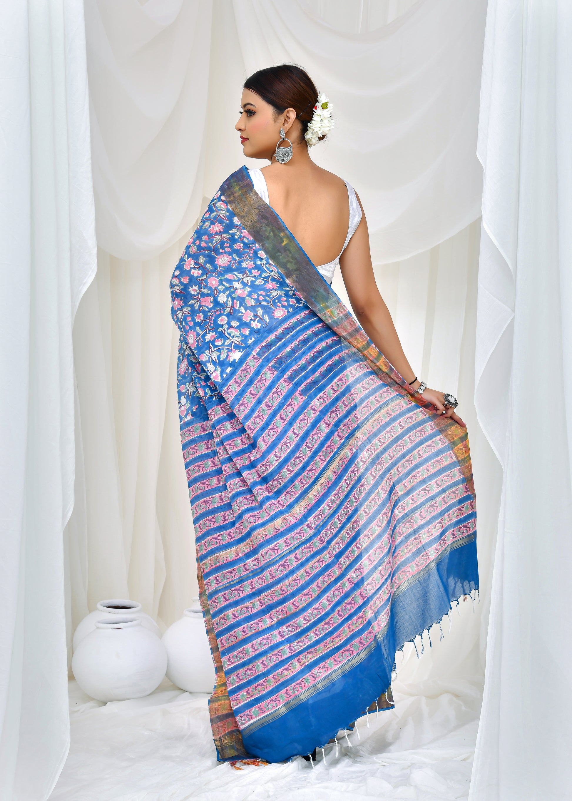 Lavender Blush Saree