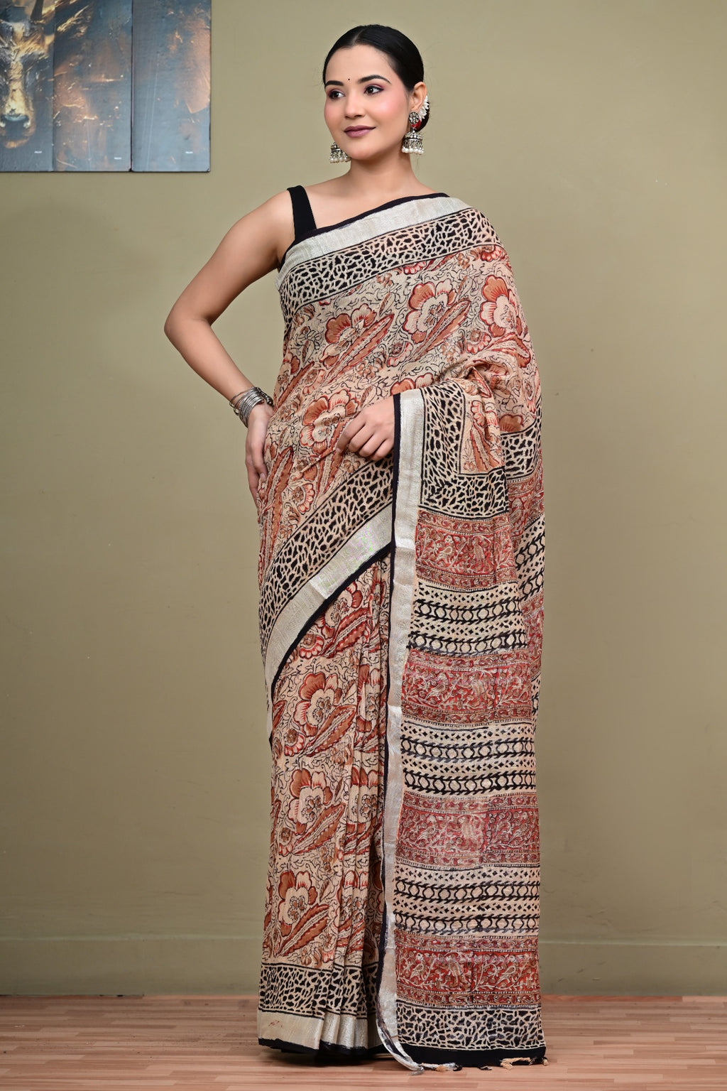 Mitti Gulab pallu back view