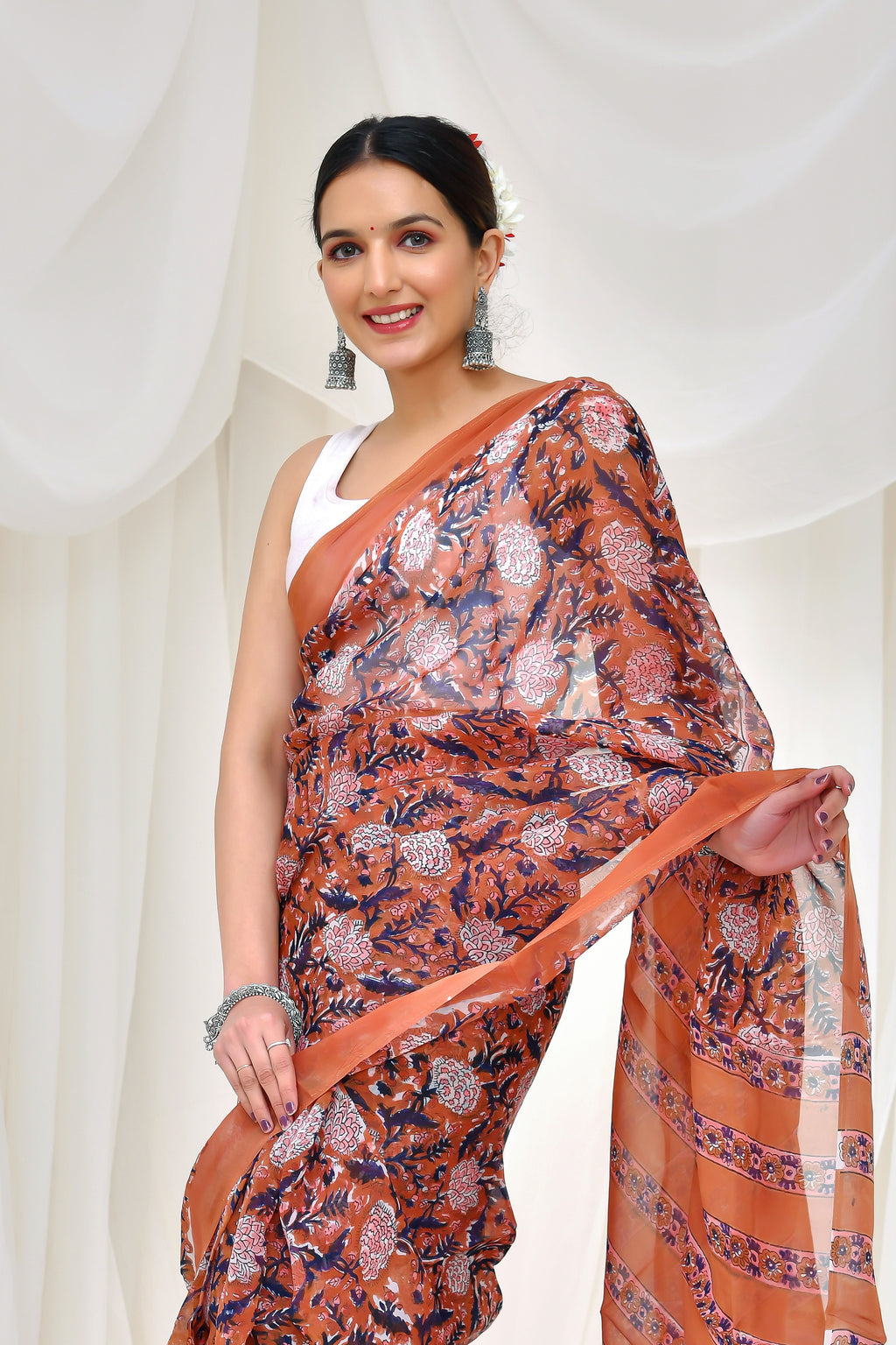 Tranquil Meadow Saree