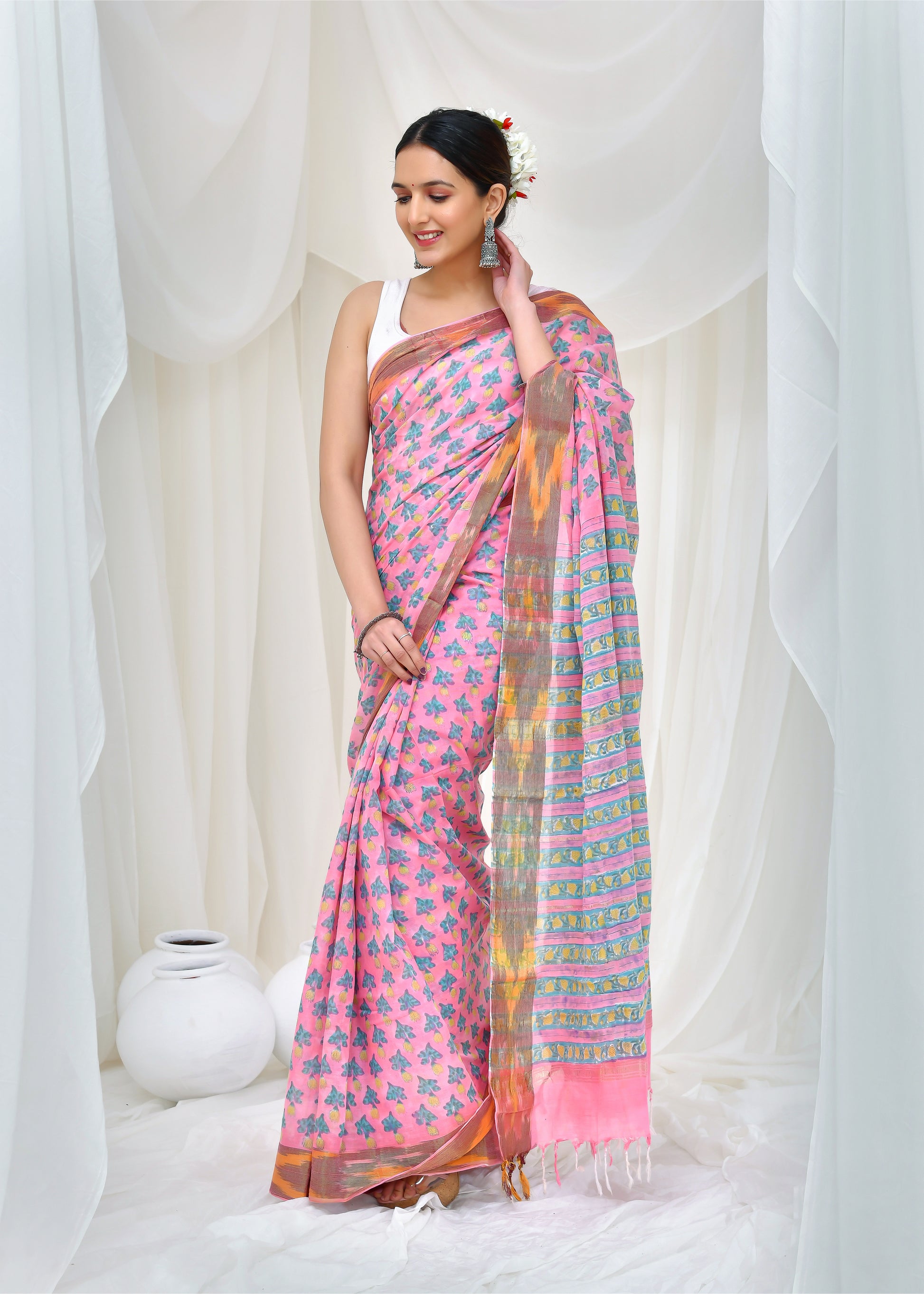 Pastel Petal Saree