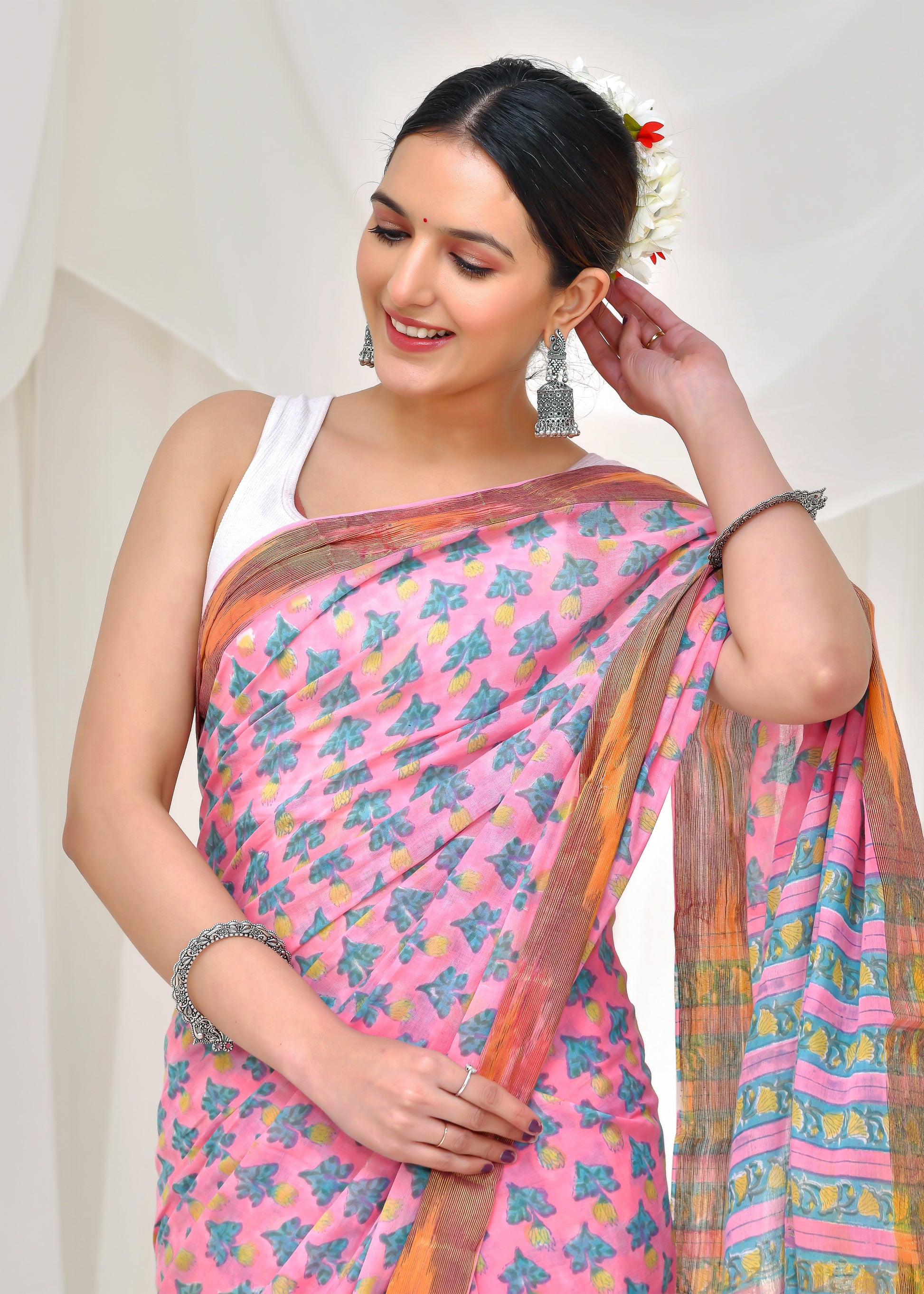 Pastel Petal Saree