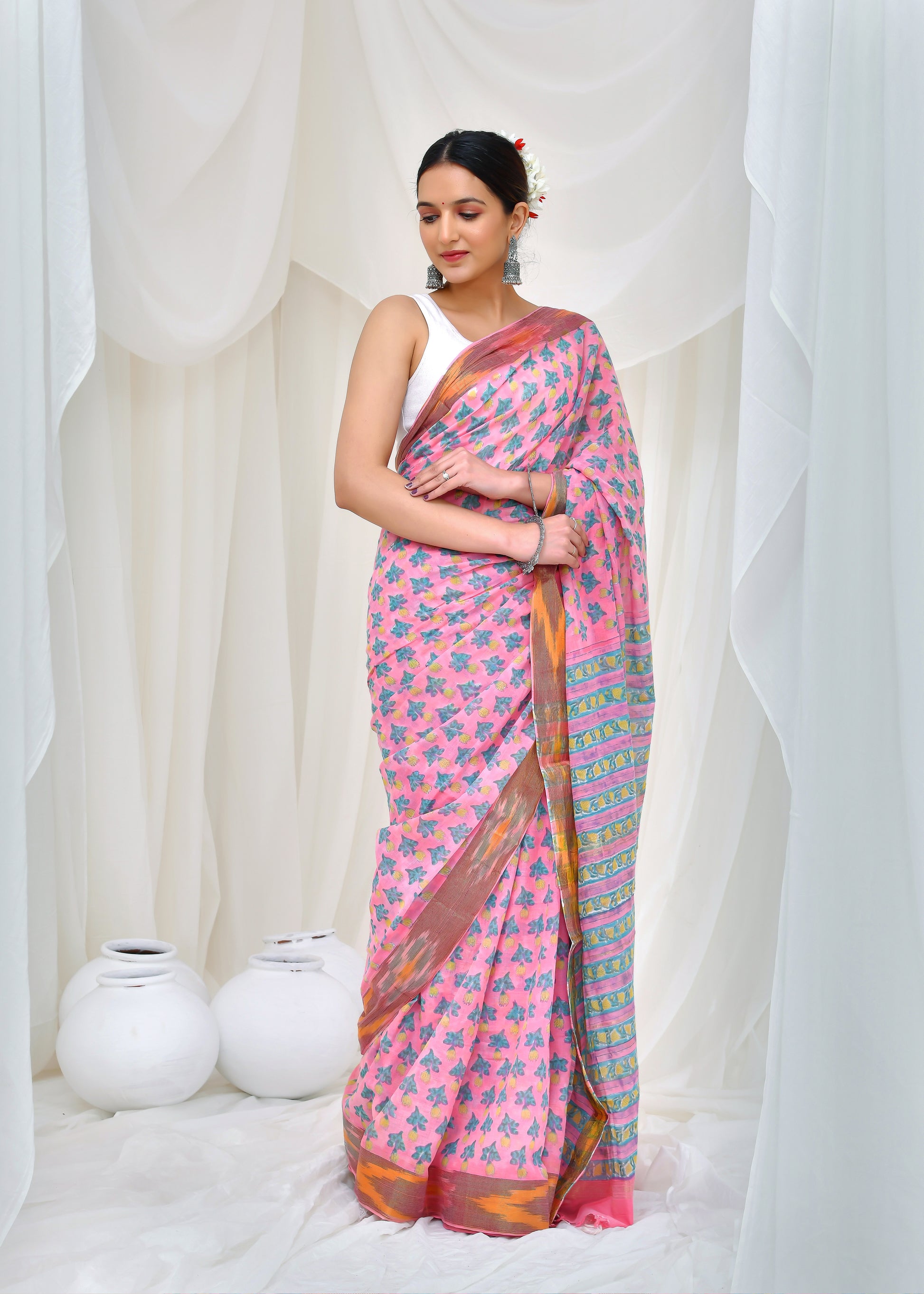 Pastel Petal Saree