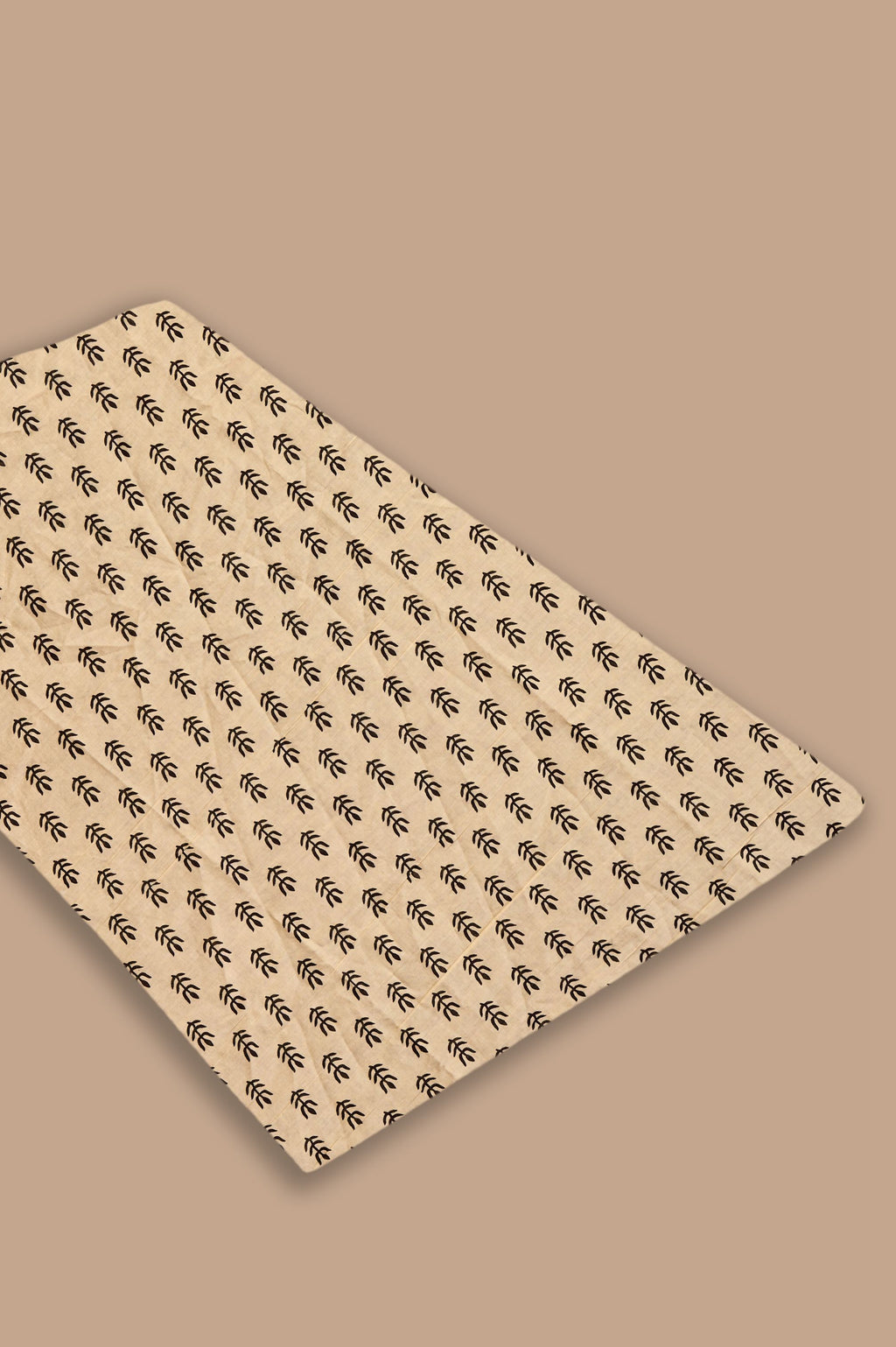 Floral Noir Mulmul Saree